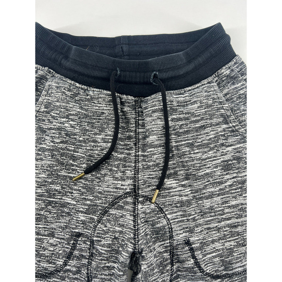 Athletic Shorts Mens Small Black Gray Drawstring Sportswear Loungewear Active - Picture 4 of 8